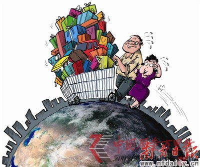 點圖查看下一頁 國人出境瘋狂購物“暴發(fā)戶”形象難改(圖)