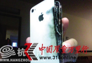 昨天美國(guó)爆炸的iPhone4 昨天美國(guó)爆炸的iPhone4